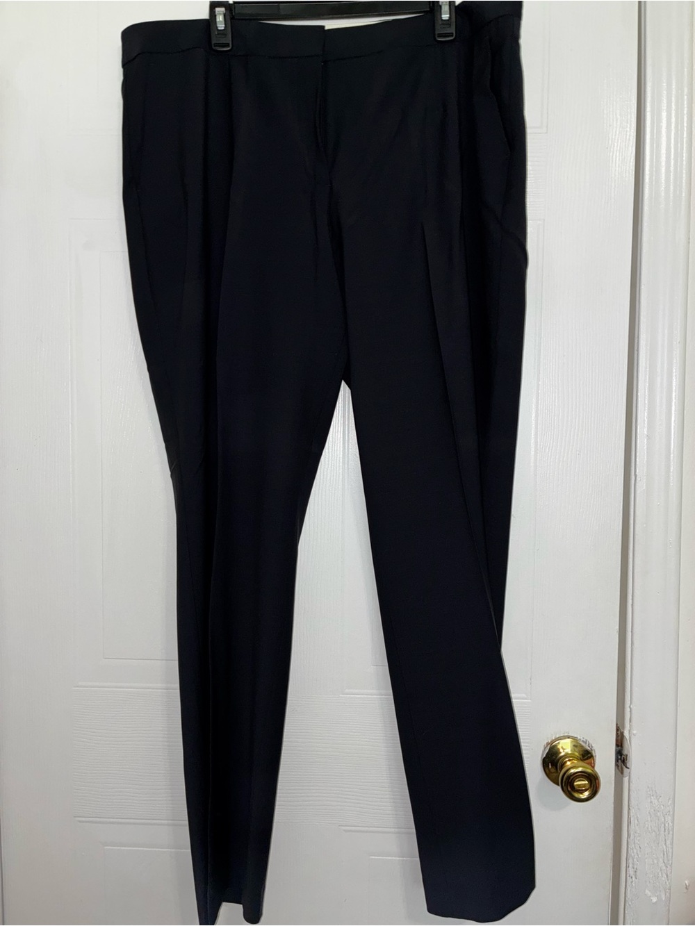 Talbots Heritage Women's Straight Leg Pants Navy Size 16W NWT